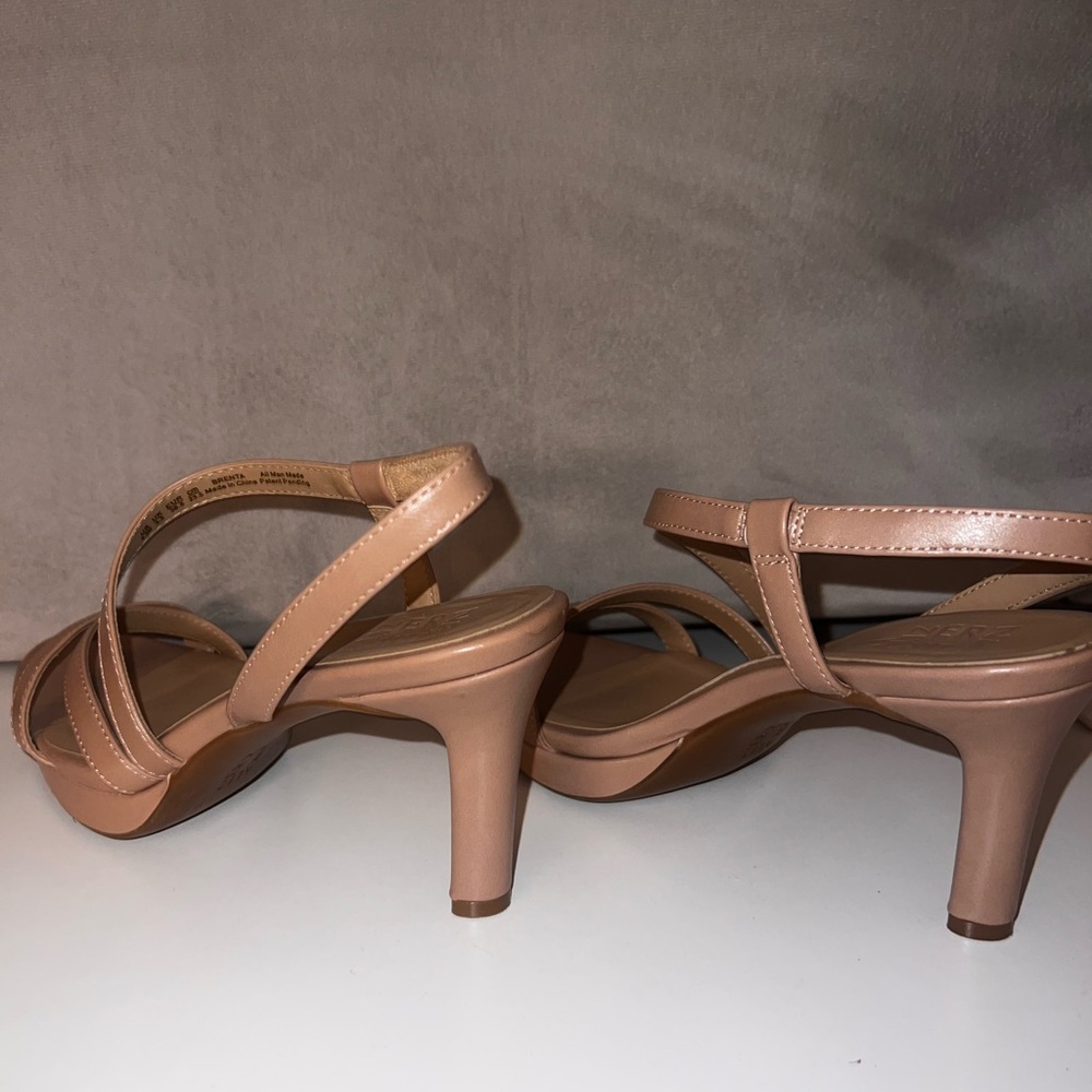 Naturalizer Women's Nude Strappy Sandals - Picture 4 of 5